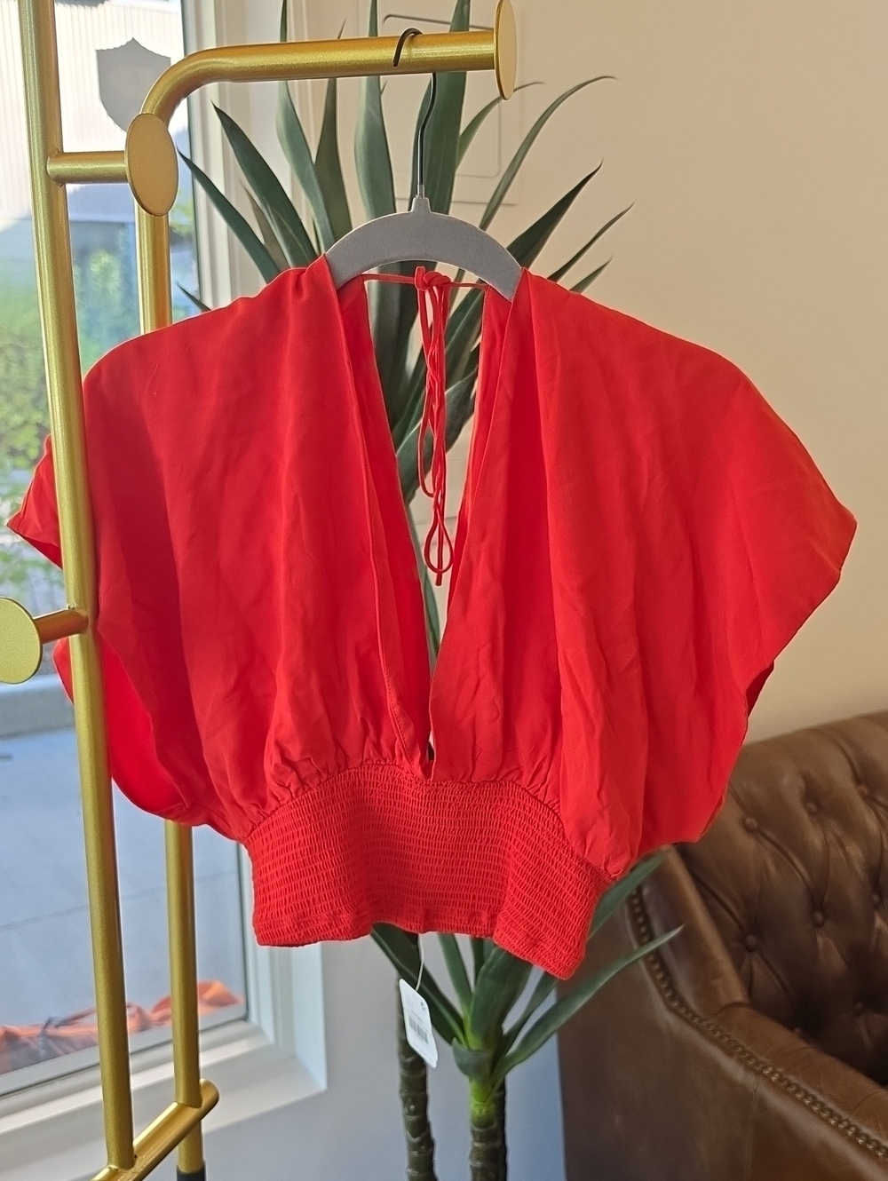 Ava Baby Red Crop Top Free People